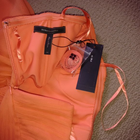 BCBG Women size XS 4 Duran Strapless Dress BNWT - Picture 5 of 7